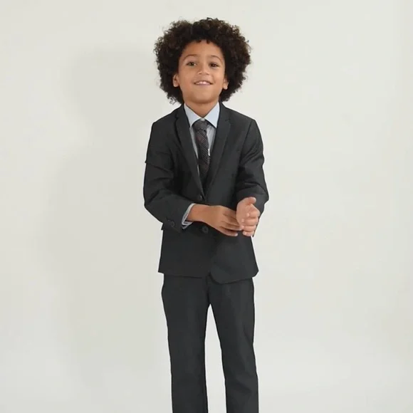 Appaman Boys 3Y Stylish‎ Charcoal Gray Mod Suit - Picture 2 of 8